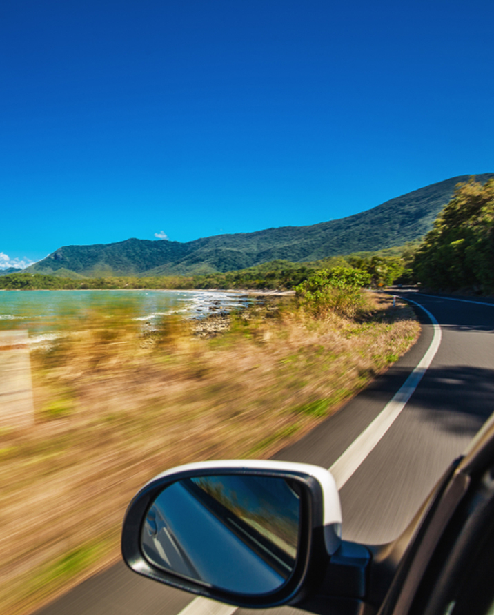 Driving near Palm Cove and Cairns — Auto Body Repairs in Port Stephens, NSW